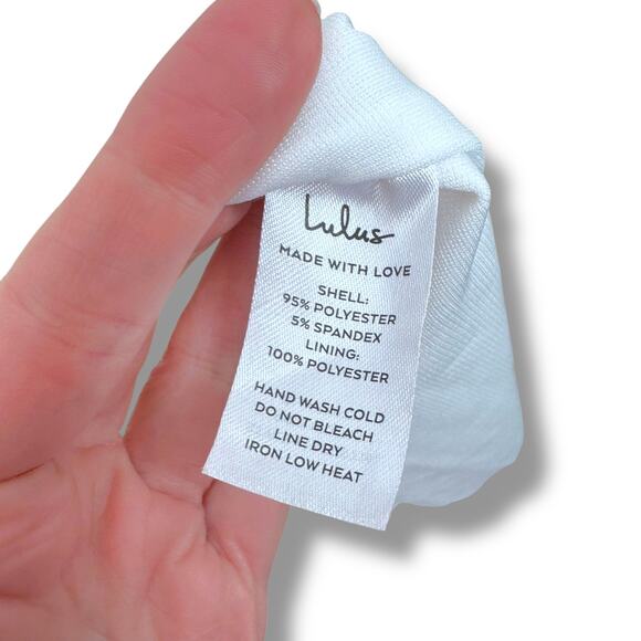 Lulus NWT Exceptional Romance White Off-the-Shoulder Mermaid Bridal Gown Dress - Picture 10 of 11